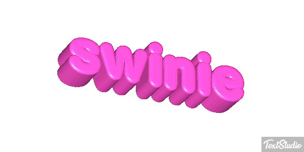 świnie Efekt tekstowy