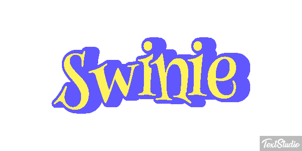 świnie Efekt tekstowy