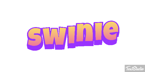 świnie Efekt tekstowy