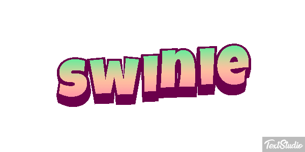 świnie Efekt tekstowy