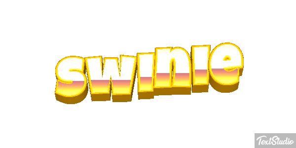 świnie Efekt tekstowy