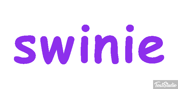 świnie Efekt tekstowy