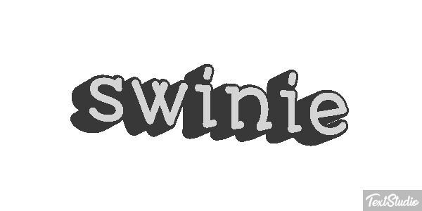 świnie Efekt tekstowy