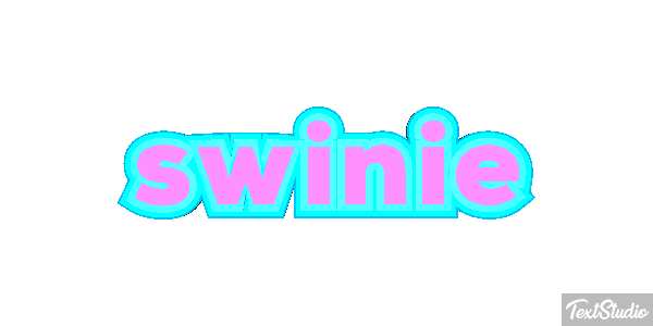 świnie Efekt tekstowy