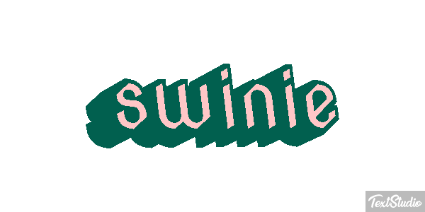 świnie Efekt tekstowy