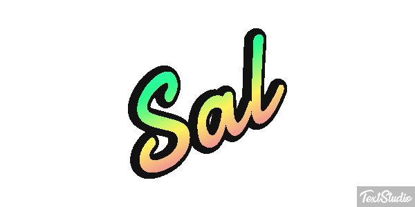 Sal Efeito do texto