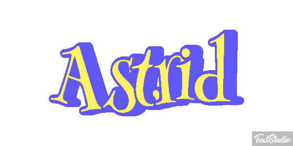Astrid Text effect