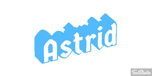 Astrid Text effect