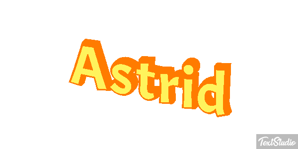 Astrid Text effect