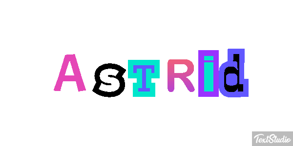 Astrid Text effect