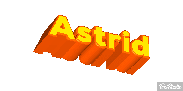 Astrid Text effect