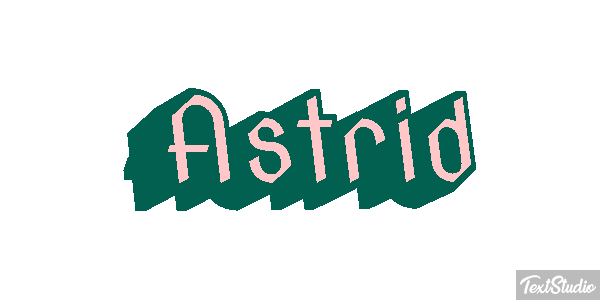 Astrid Text effect