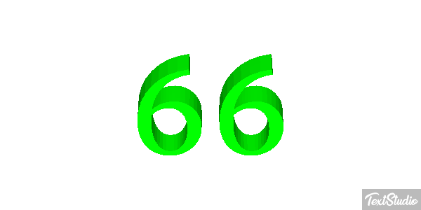66 Texteffekt