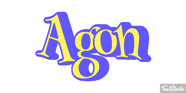 Agon Efecto de texto