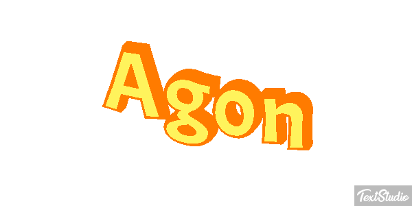 Agon Efecto de texto