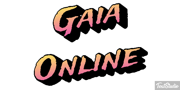 Gaia Online Efecto de texto
