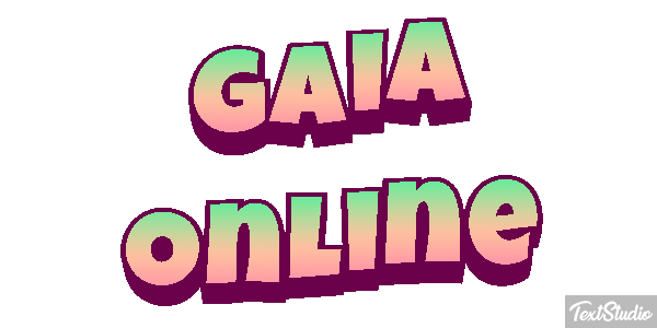 Gaia Online Efecto de texto