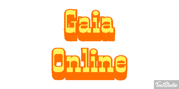 Gaia Online Efecto de texto