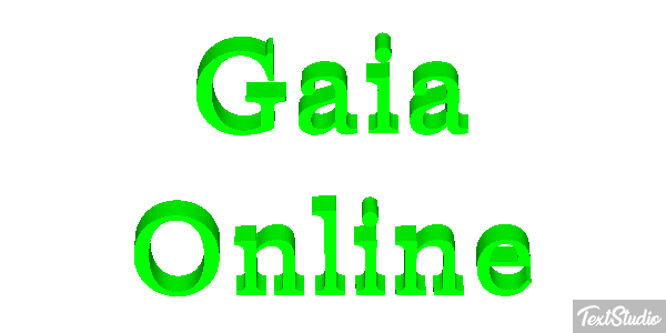Gaia Online Efecto de texto