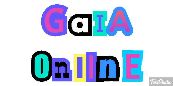 Gaia Online Efecto de texto