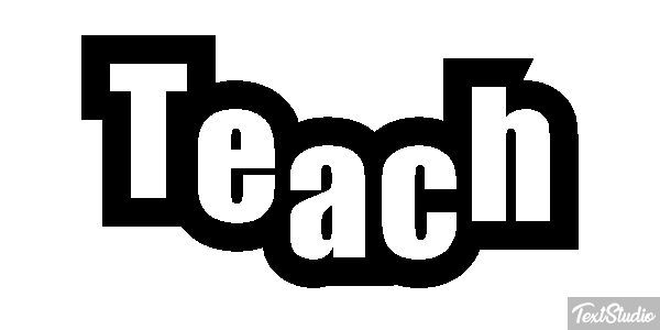 Teach Efekt tekstowy