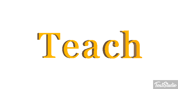 Teach Efekt tekstowy