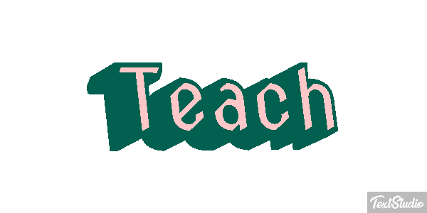 Teach Efekt tekstowy