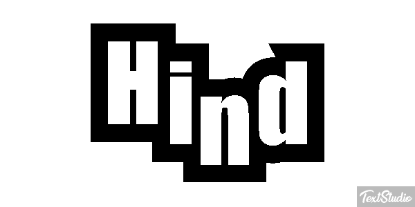 Hind Efeito do texto