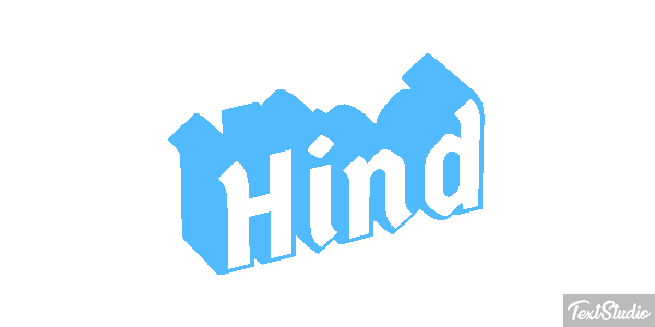 Hind Efeito do texto