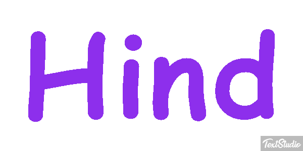 Hind Efeito do texto