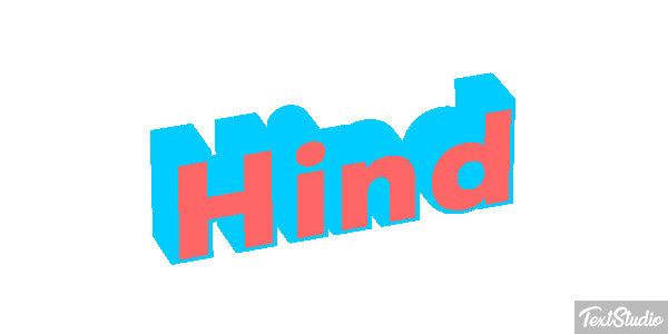 Hind Efeito do texto