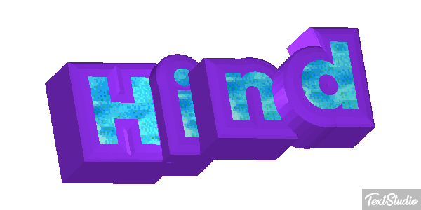 Hind Efeito do texto