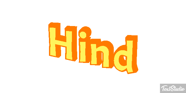 Hind Efeito do texto