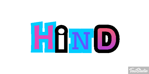 Hind Efeito do texto