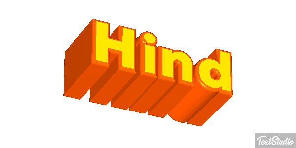 Hind Efeito do texto