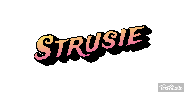 Strusie Effet de texte