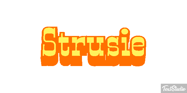 Strusie Effet de texte