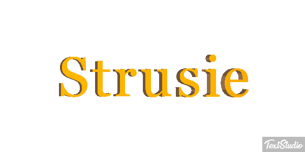 Strusie Effet de texte