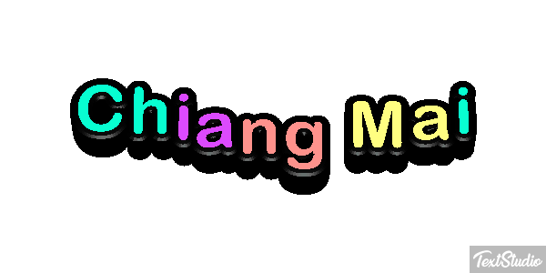 Chiang Mai Efekt tekstowy
