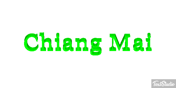 Chiang Mai Efekt tekstowy