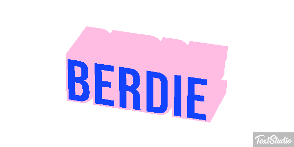 Berdie Text effect