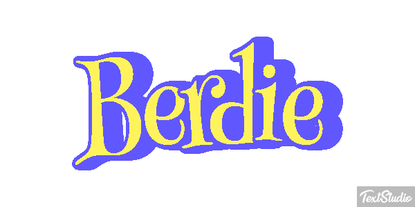 Berdie Text effect