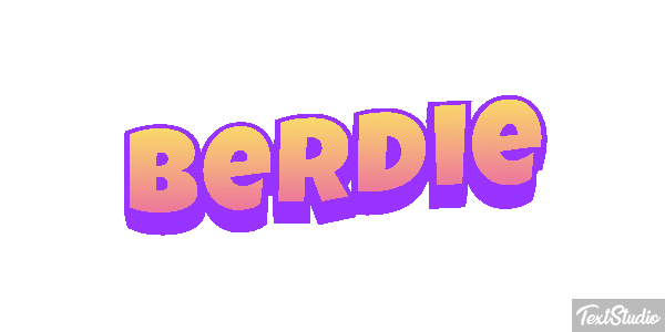 Berdie Text effect