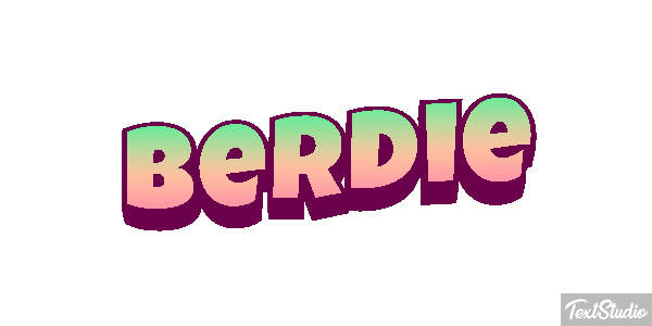 Berdie Text effect