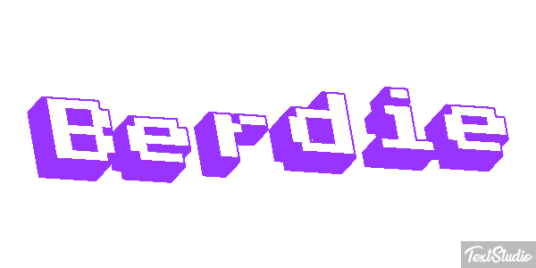 Berdie Text effect