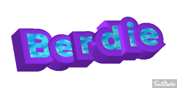 Berdie Text effect