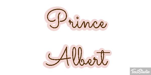 Prince Albert Texteffekt