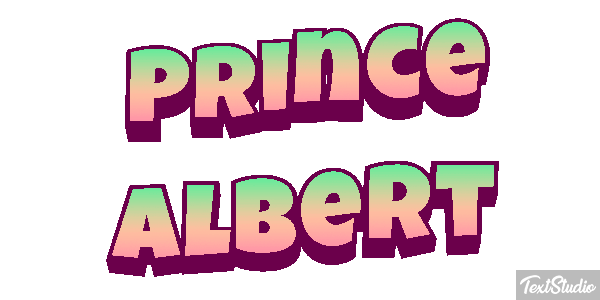 Prince Albert Texteffekt
