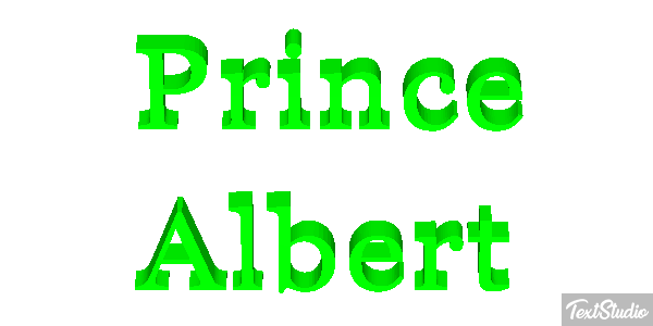 Prince Albert Texteffekt
