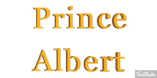 Prince Albert Texteffekt